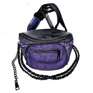 STEVE MADDEN BSUMMIT PURPLE SNAKE Crossbody